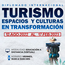 Diplomado internacional Turismo. Espacios y culturas en transformación