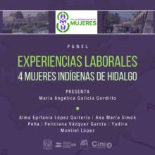 Panel: Experiencias laborales. 4 mujeres indígenas de Hidalgo