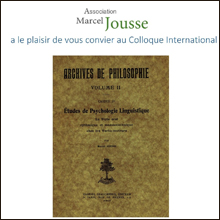 Le Style Oral de Marcel Jousse, cent ans après