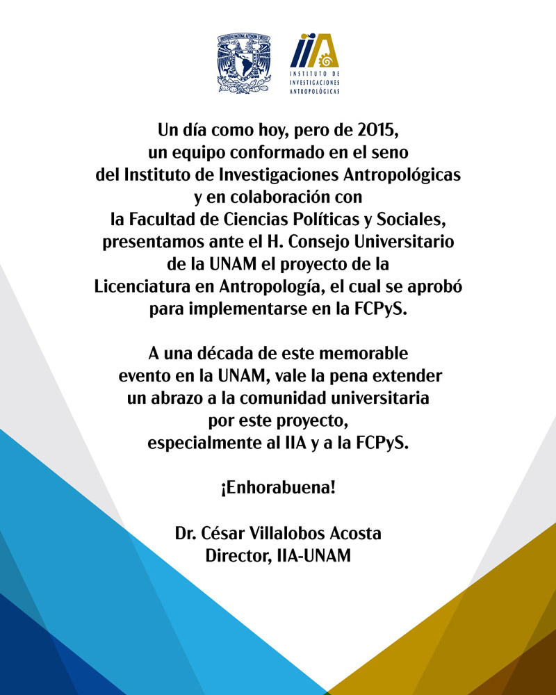 A diez años de la licenciatura en Antropología